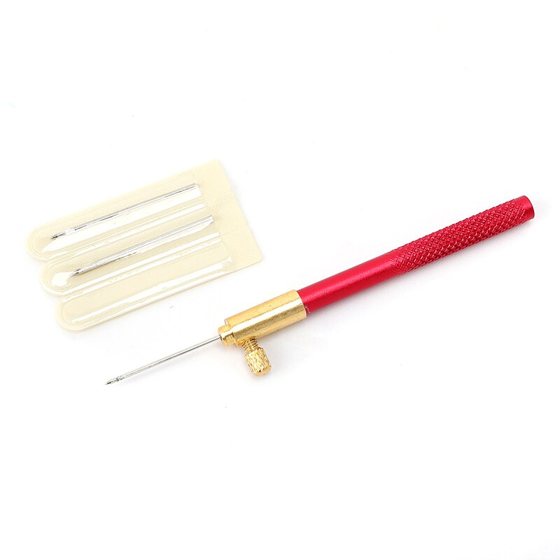 Tambour Haken mit 3 Nadeln Pailletten Perlen Stickerei Perlen Nadel Werkzeuge: G300025A