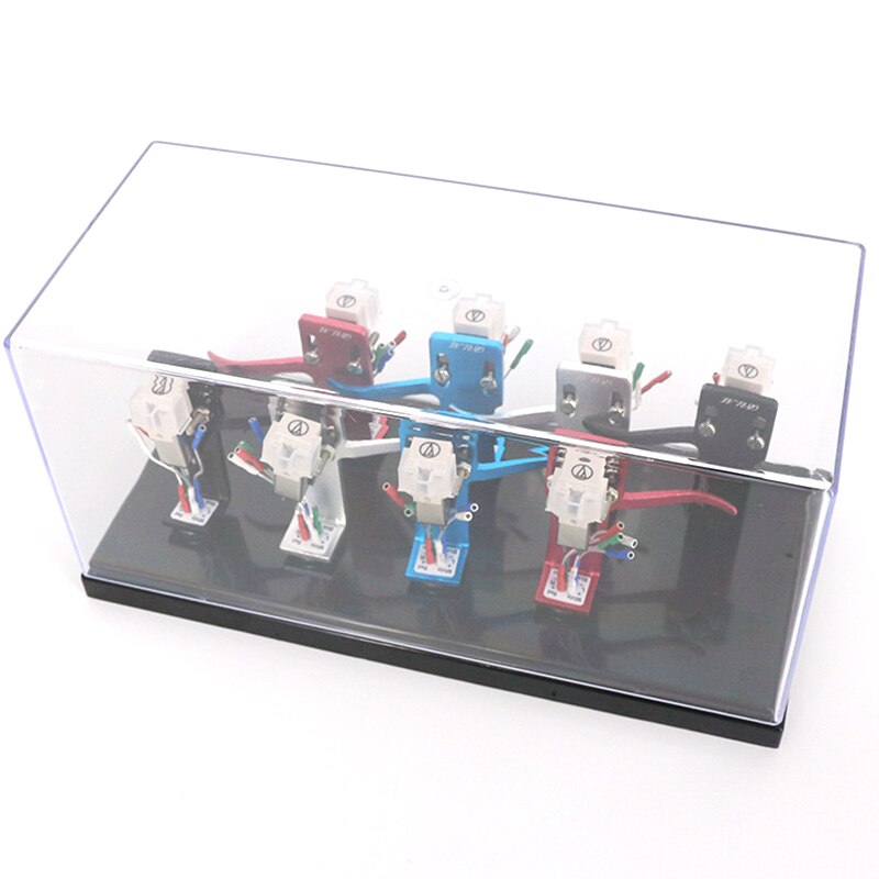 Universal Headshell Cartridge Keeper Phono Acrylic Shell Case Box Stylus Holde