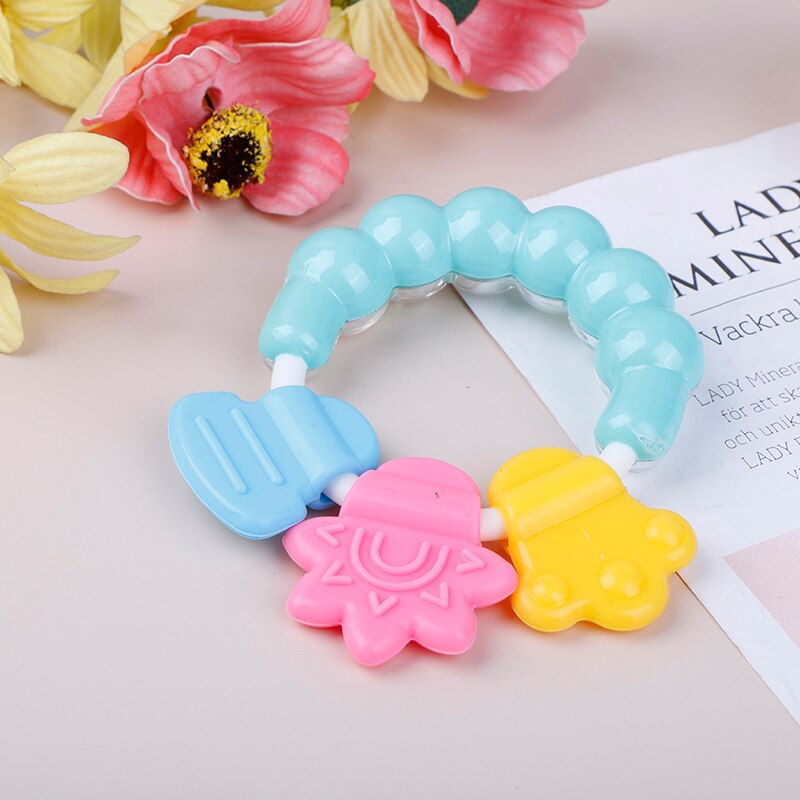 bambino appena nato Il silicone Massaggiagengive Sonagli Giocattolo per bambino Del bambino campanello