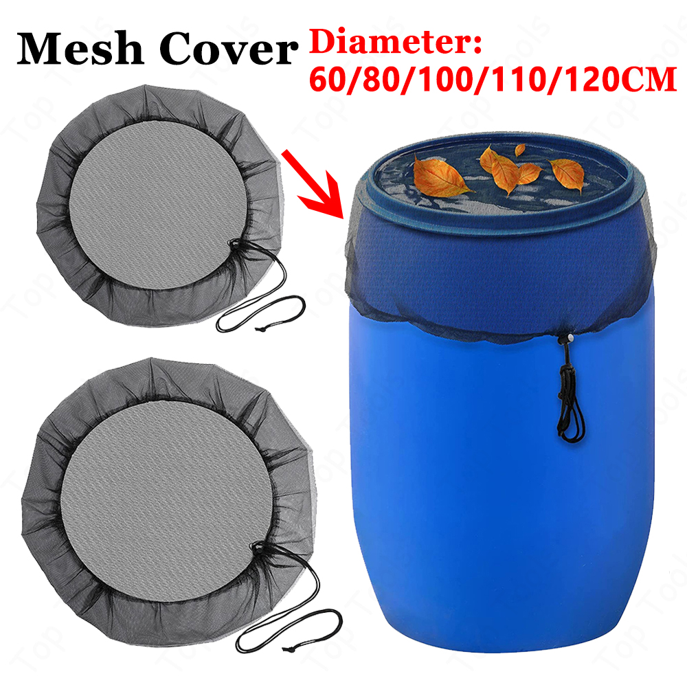 Buitenshuis Gaashoes 60-120Cm Regenvat Pe Wateropvangbak Filter Net Anti-Muggenwater Beschermingsnet