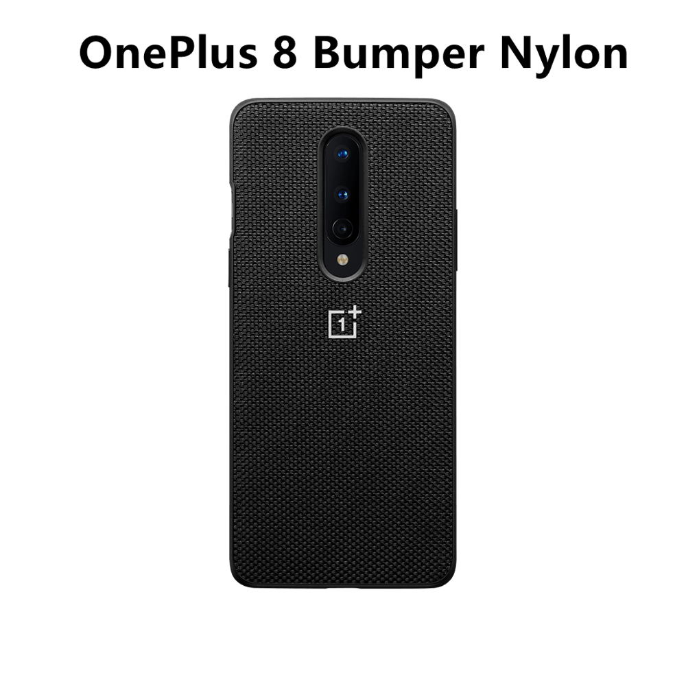 Originale Ufficiale OnePlus 8 / 8 Custodia protettiva pro Karbon di Carbonio in Pietra Arenaria di nylon Del Respingente di Caso Della Copertura Posteriore Borsette: 8 Bumper Nylon