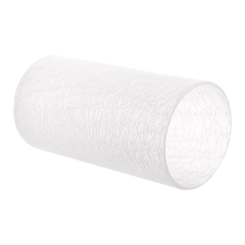 Cylindrical Shape Lampshade Replaceable Glass Lamp Shade Delicate Lampshade Cylindrical Glass Lampshade