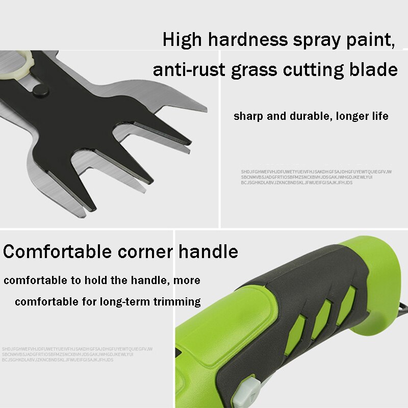 Greenworks 2 in 1 Elektrische Trimmer 7,2 V Lithium-ionen Cordless Hedge Trimmer Wiederaufladbare Trimmer für Hedge Gras Scher