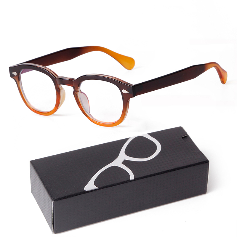 Farbverlauf Blau Kleine Runde Sonnenbrille für Frauen Männer Jahrgang Schildkröte Quadrat Sonnenbrille Lunettes De Soleil: Kaffee