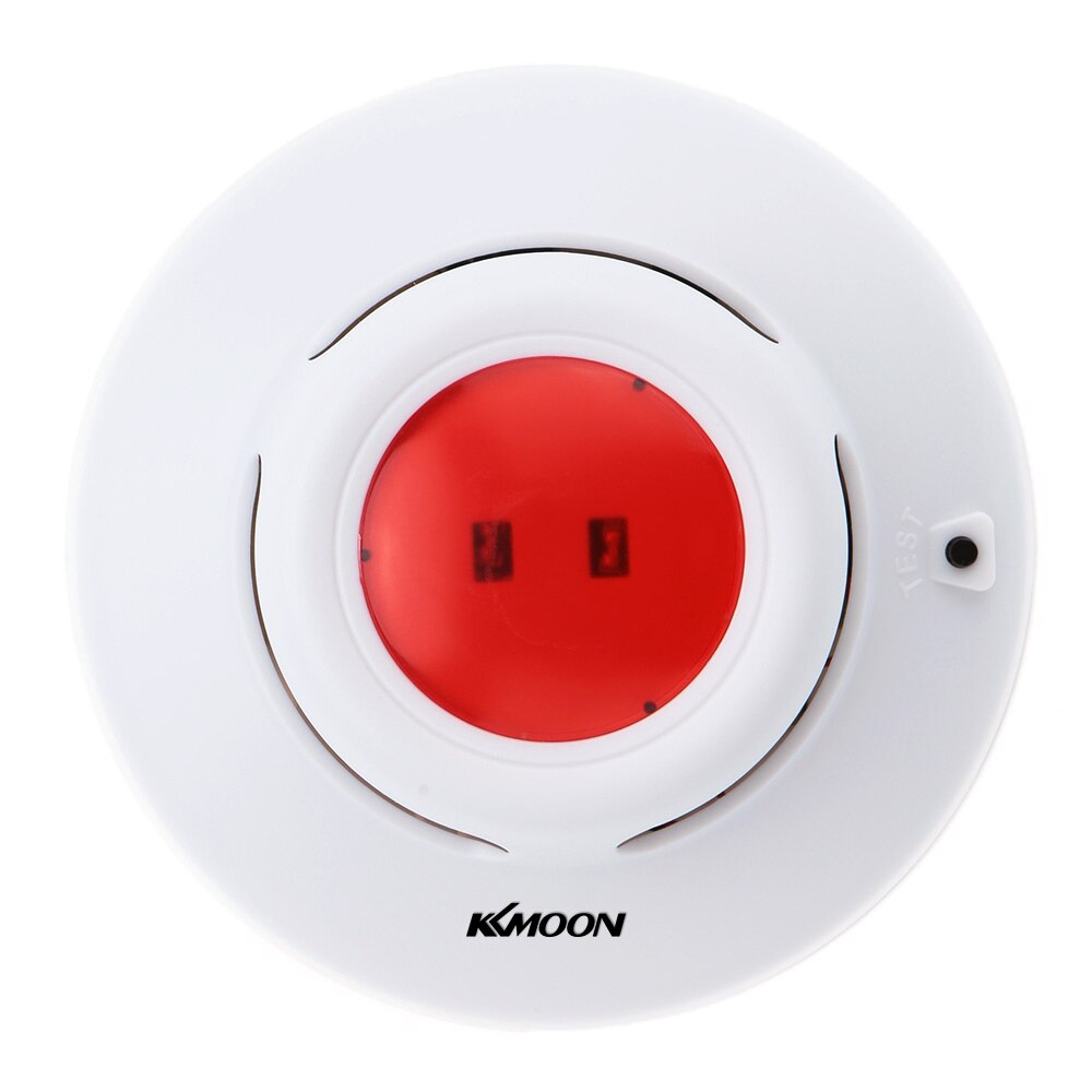 High Sensitive Standalone Photoelectric Smoke Detector MCU Technology Fire Alarm Security System
