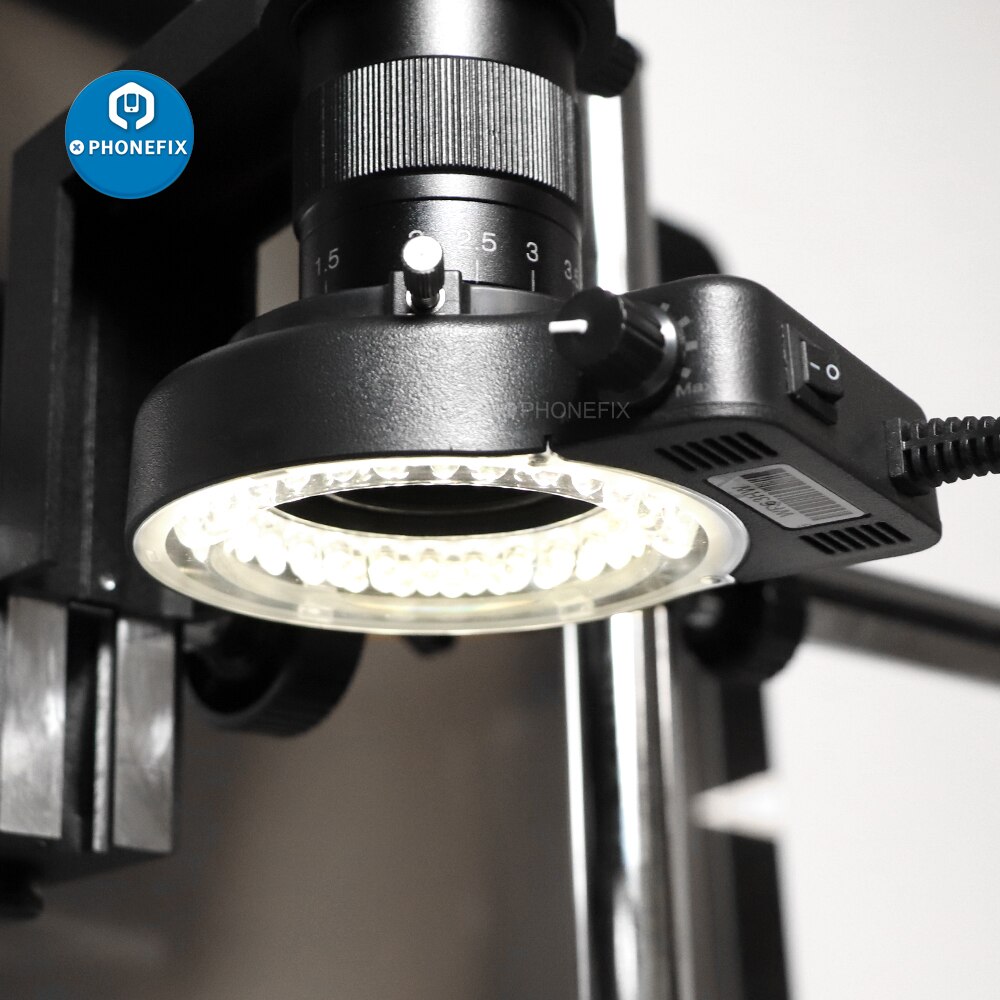 56 LED Adjustable Ring Light illuminator Lamp for Stereo Zoom Microscope Microscopio Camera Light Source