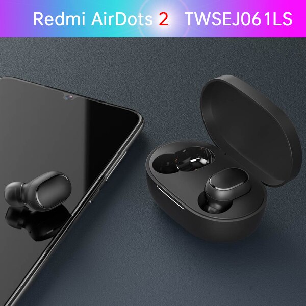 Xiaomi Redmi AirDots 2 Sinistra = Destra TWS Vero Stereo Senza Fili Bluetooth Auricolare Auricolare BT5 Vero Stereo Senza Fili Auto Link: Redmi Airdots 2