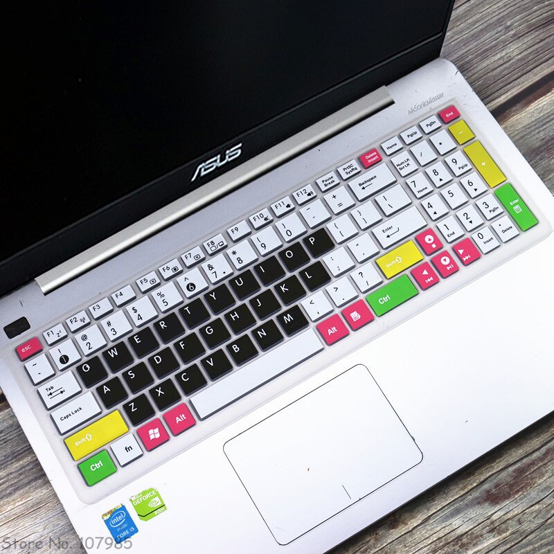 15.6 inch Laptop keyboard Cover Protector For Asus ROG X556U X556UR X556UB X556UQ X556 X555 X555ld X555lf X554l Gaming Notebook: Candyblack