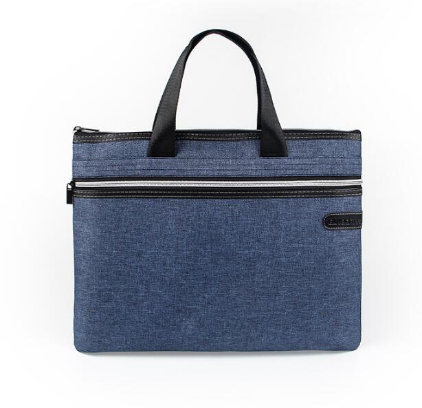 Oxford stoff dokumentveske stor kapasitet tote bag mannlig forretningsinformasjon bok bag lerret dokumentmappe dokumentbag