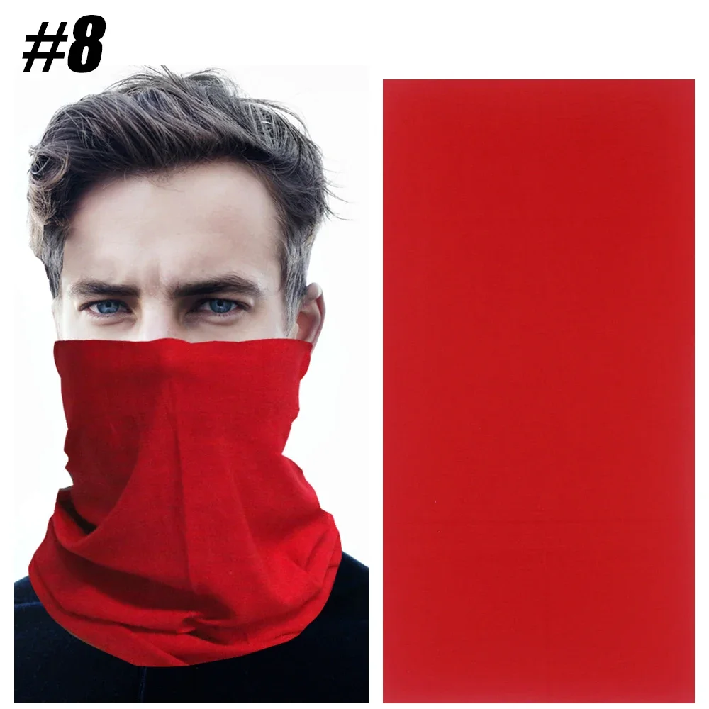 Foulards de randonnée cache-cou masque facial hommes femmes sans couture Bandana Rave visage couverture écharpe masque cagoule bandeau tête enveloppement chapeaux: green