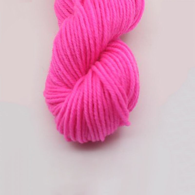 25G/Roll Small Thick Dyed Yarn Cotton Blended Wool Anti-Pilling Crochet Yarn For Baby Hat Scarf Sweater Knitting: 12
