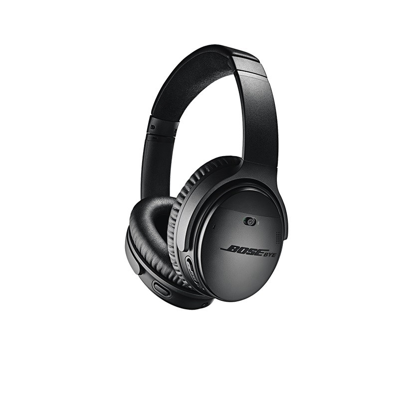 BOSEbye QC35II Drahtlose Bluetooth-Kopfhörer Over Ear Hifi-Stereo-Headset Echte Sport-Kopfhörer Musik-Player mit Mikrofon: Black