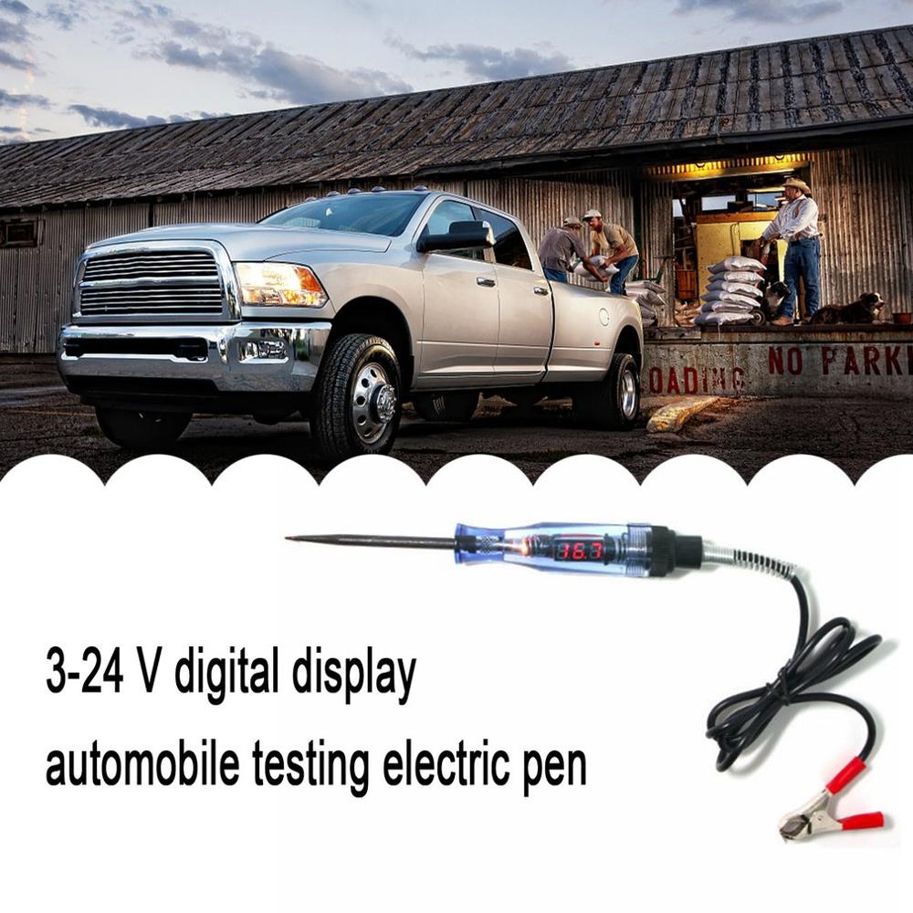 Universal Digital Power Probe 3-24V Multi-function Fuse Line Voltage Circuit Test Pen Automotive Scanner