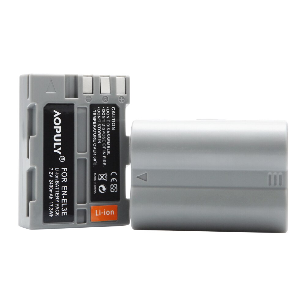 AOPULY EN-EL3e ENEL3e EN EL3e USB LCD Battery Charger for Nikon D70 D90 D80 D100 D200 D700 Digital Camera