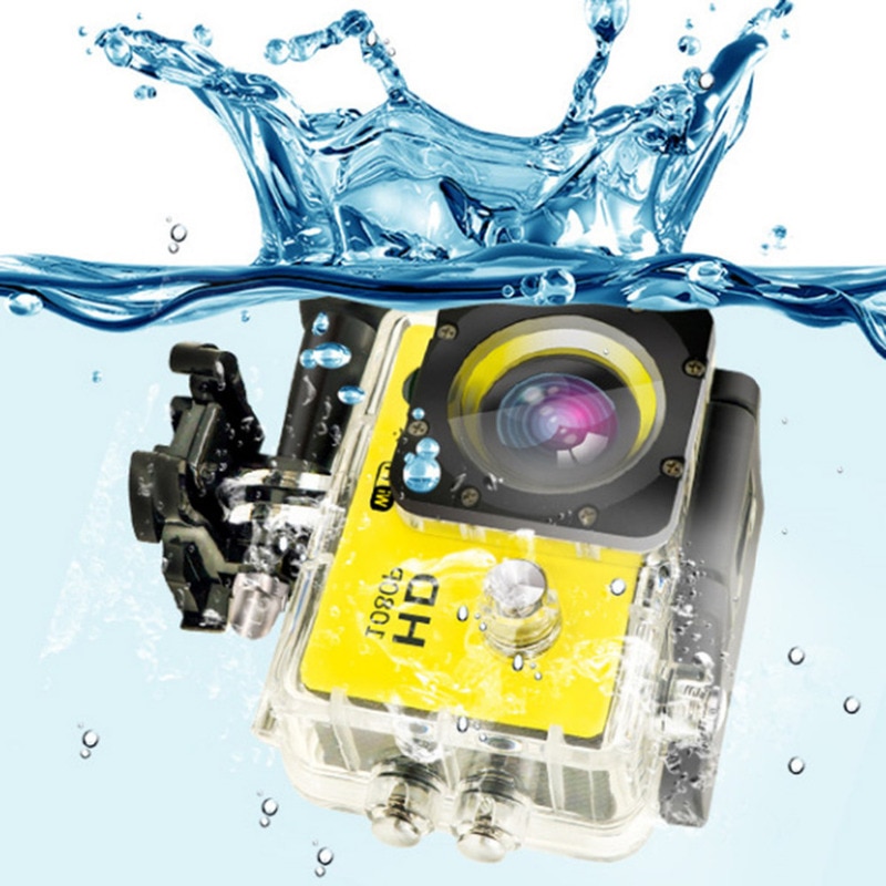 Action kamera sport udendørs mini kamera vandtæt cam skærm undervands kamera farve vandafvisende videoovervågning