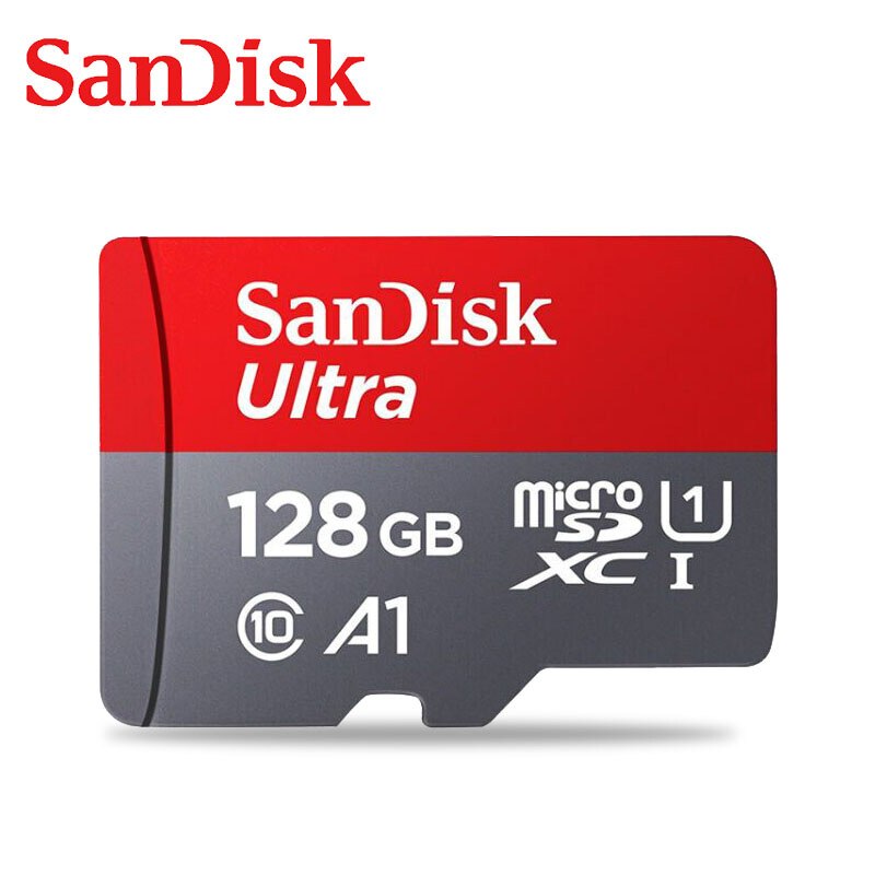 SanDisk Ultra Micro SD 32GB 64GB 128GB 200GB 256GB 16GB 400GB microSD Memory Card A1 Class10 UHS-1 98MB/S TF/SD Card For phone: 128GB