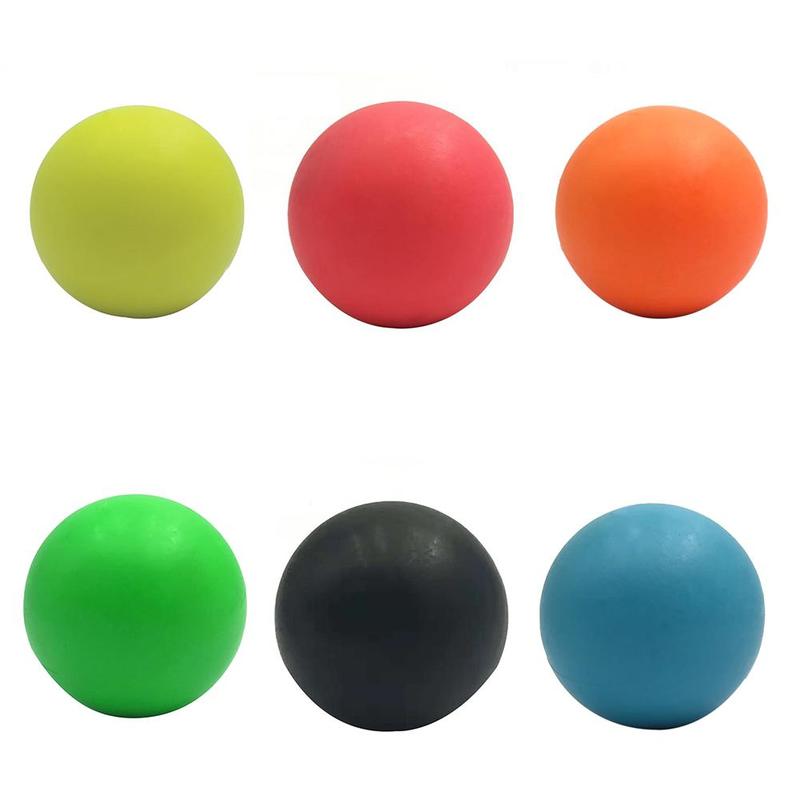 TPE Lacrosse Ball Fitness Relieve Trigger Point Training Fascia Ball Massage Ball Hockey Y3I1