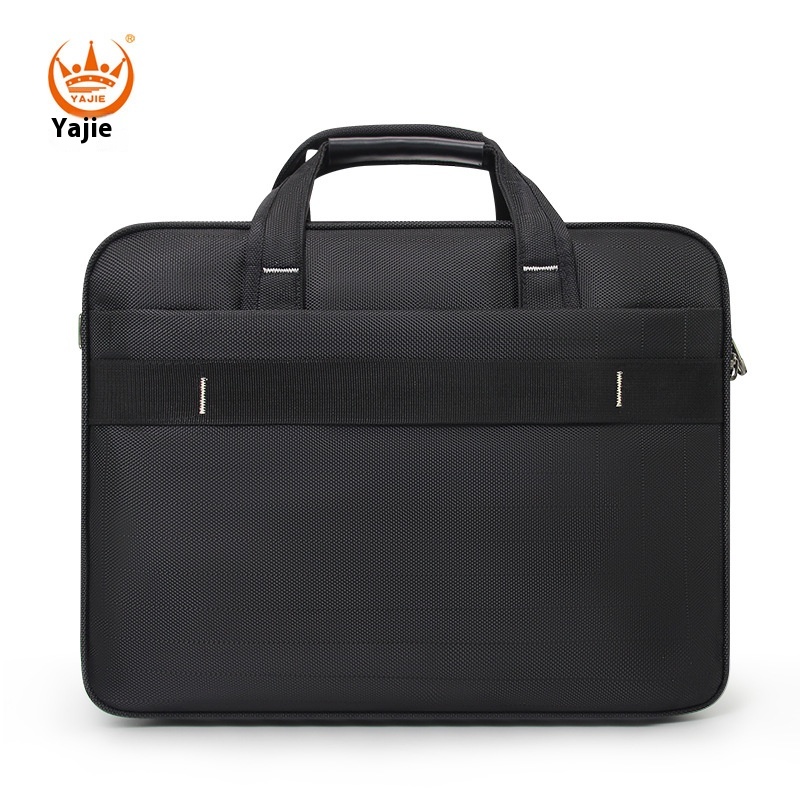 briefcase canvas waterproof large capacity 15.6 inch laptop bag work bag business bags official office bag