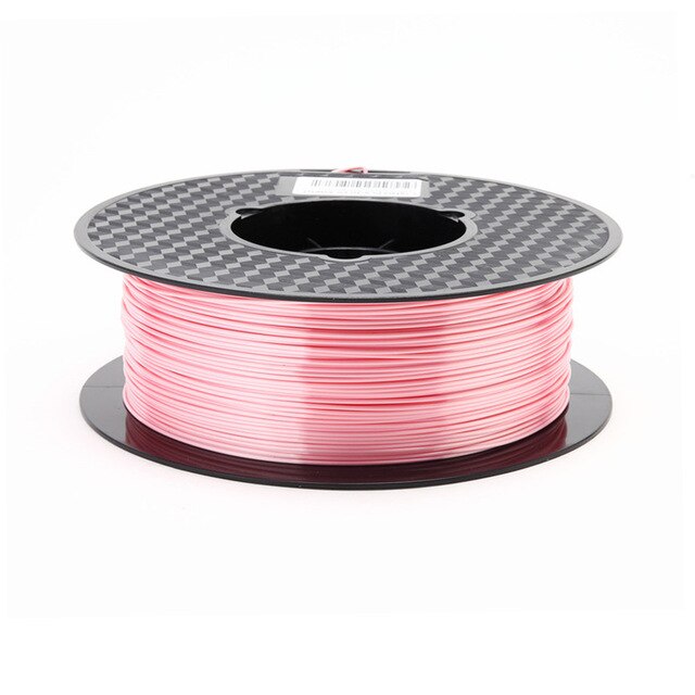 PLA włókno jedwabne 1.75MM 250g błyszczące PLA 3D drukarki Filament 0.25kg jedwabna tekstura PLA 3D DIY materiały do drukowania kolor Dropshipping: pink 250g