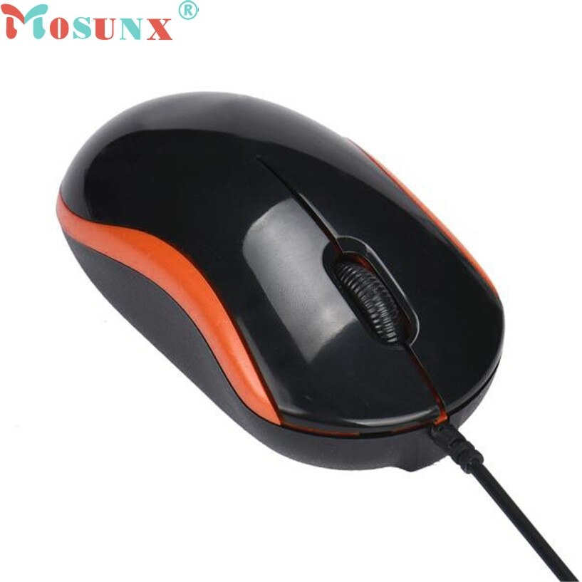 mosunx E5 PC computer vertical Mecall Tech 1600DPI Optical Wired Gaming Mouse Gamer