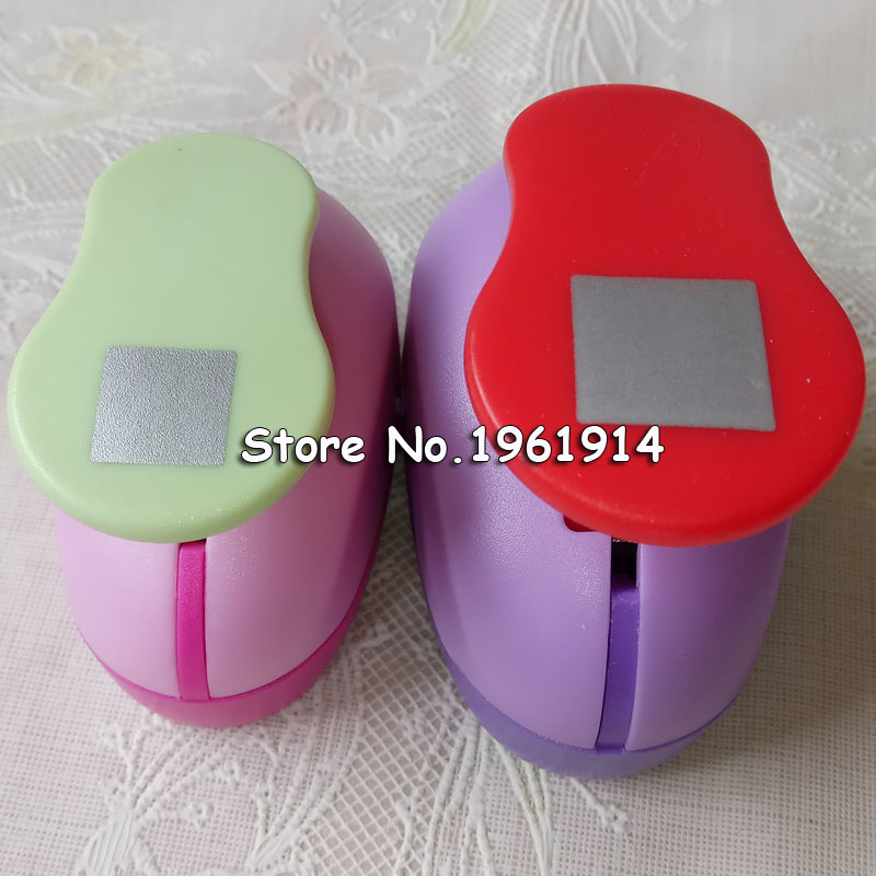 1 inch Square shape EVA foam punches paper punch for greeting card handmade DIY scrapbooking craft punch machine