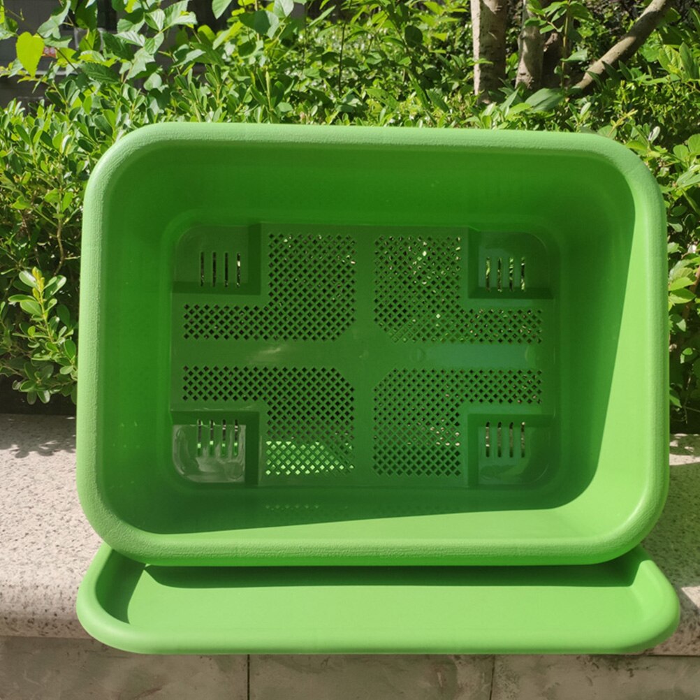 Plastic Fruits Vegetables Planting Pot Soil Culture Pot Planters Growing Containers Garden Planting Tools Balcony Flower Pot