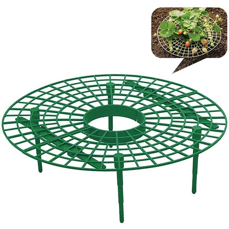 6Pcs Plant Plastic Tool Strawberry Growing Circle Support Rack Farming Frame Gardening Vine