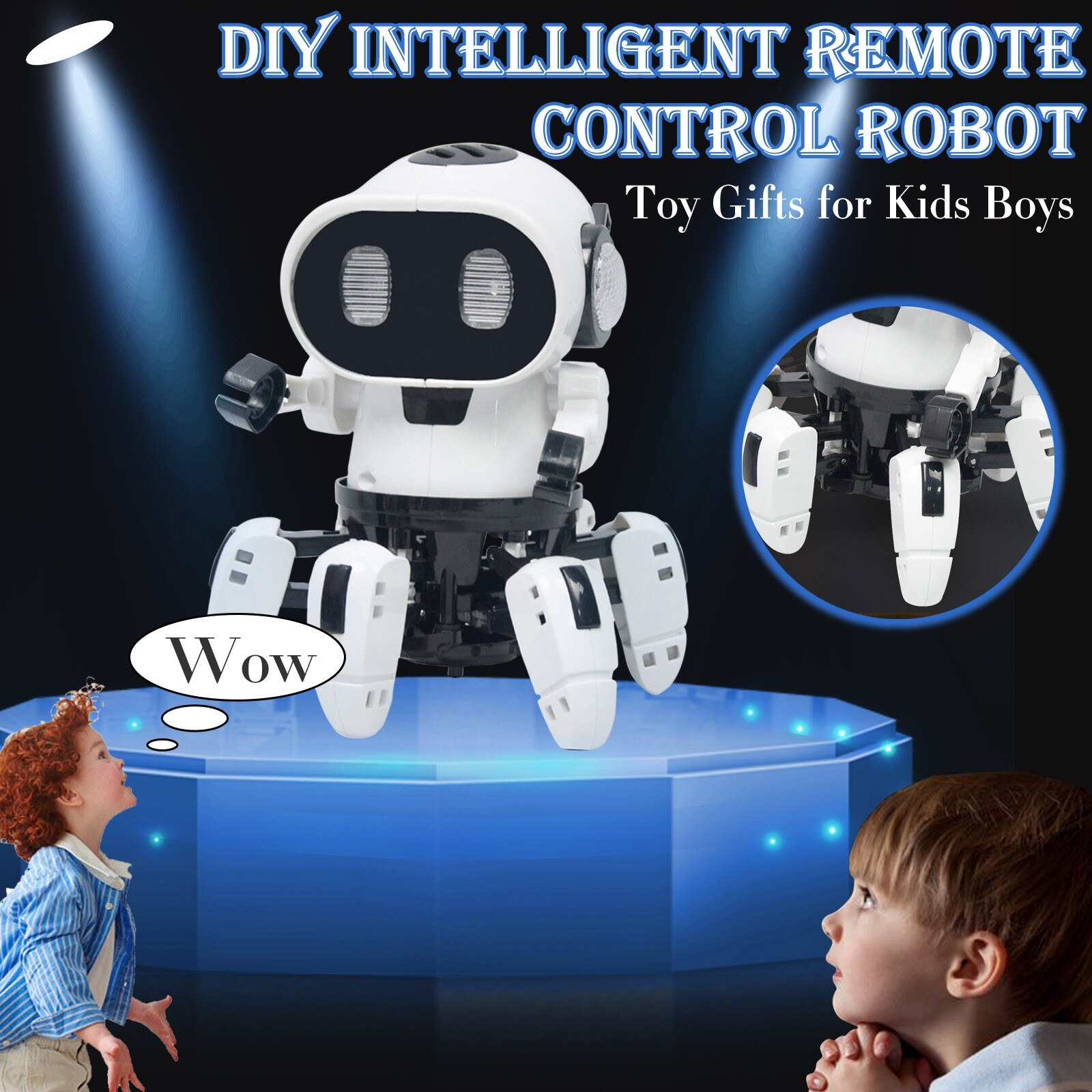 Children's Toy Electric Robot Multi-function Intelligent Dance Robot Music Light Toy Best Interactive Child Birthday D23#