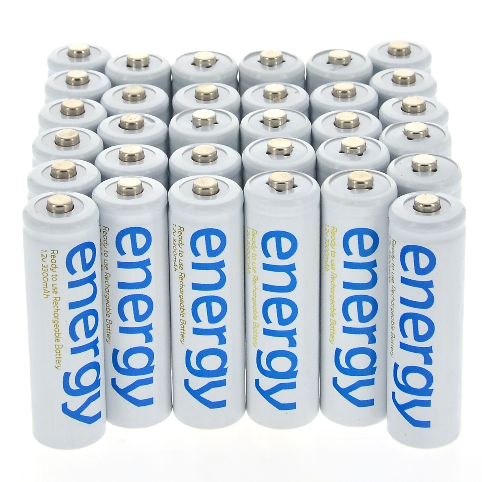 Neue AA 3300mAh AAA 2000mAh 1,2 V Ni-Mh Energie Akku Weiß Zelle für RC MP3 Freies