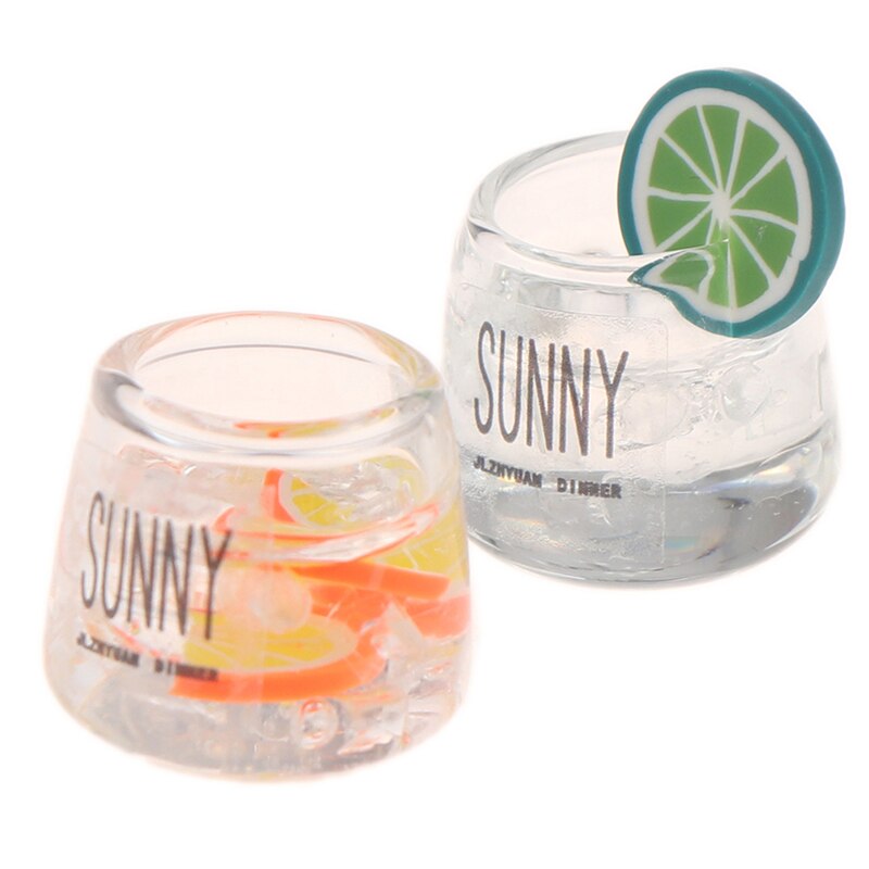 1Pc 1:12 Miniatura casa delle bambole di Ghiaccio Tazza di Acqua mini Casa di Bambola Accessori per la Cucina di Nuovo ~