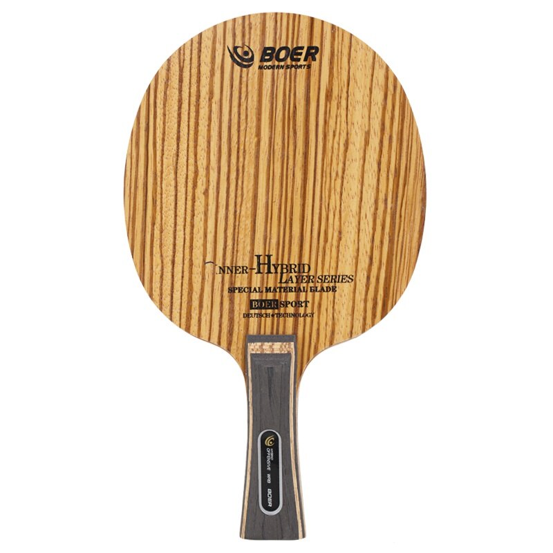 BOER 7 Ply Arylate Carbon Fiber Table Tennis Blade Lightweight Ping Pong Racket Blade Table Tennis Accessories high quantity: long