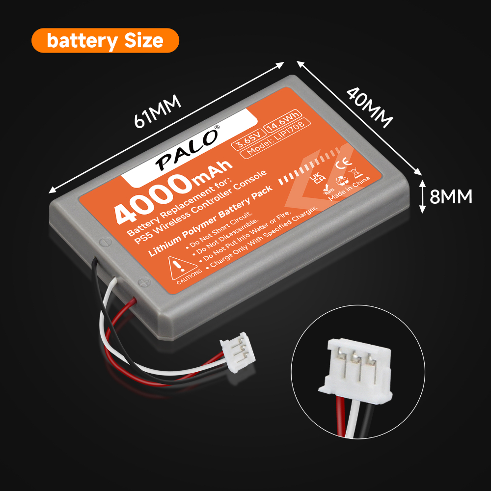 PALO PS5 kontroler bateria ps5 akumulatory do Sony Playstation 5 LIP1708 DualSense kontroler gier CFI-ZCT1J ZCT1W