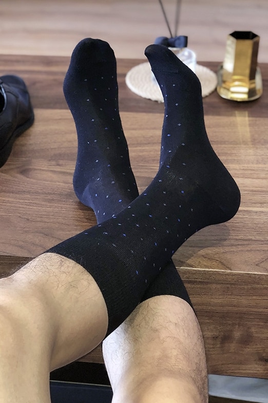 Tube Socks Men's Formal Dress Socks Streetwear Dress Socks Men's Black Dress Socks Male Suit Dress Socks