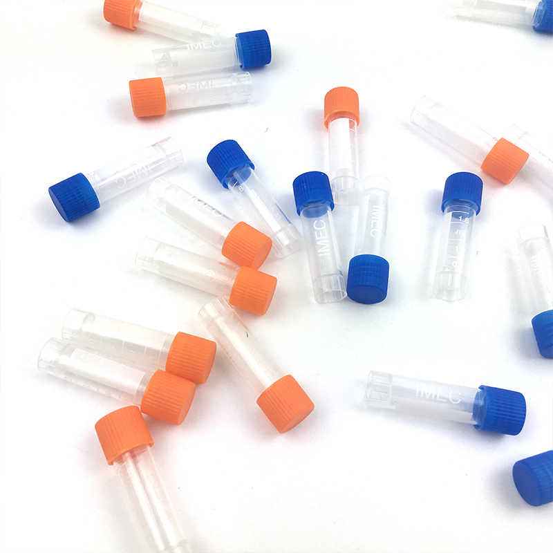 100 stk gradering 1.8ml centrifugerør 2ml volumen plastflasker med skruehætte gennemsigtig beholder kan lovgive hætteglas