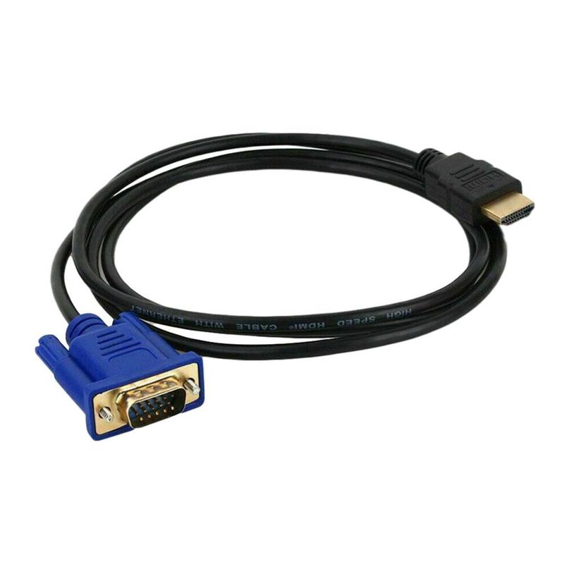 Hdmi Kabel Hdmi Naar Vga 1080P Hd Met Audio Adapter Kabel Hdmi Naar Vga Kabel Digitale Naar Analoge Video audio Adapter Voor Pc Tv