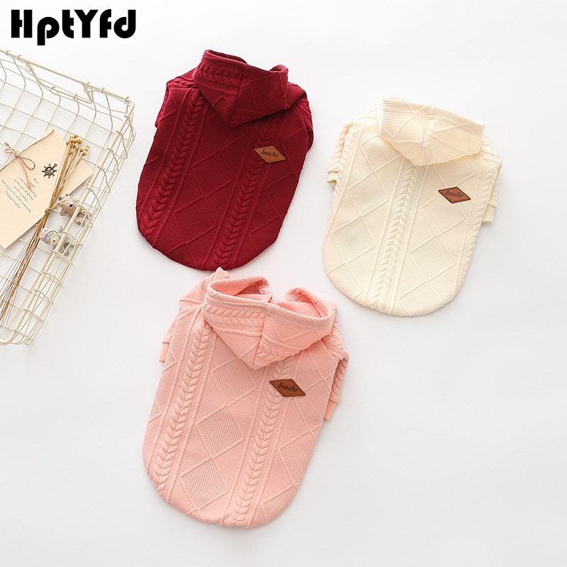 Leisure Pet Cat Dog Clothes Solid Hoodies Jacket for Small Medium Dogs Cat Soft Coat Wrap with Zipper Simple All-match Costume