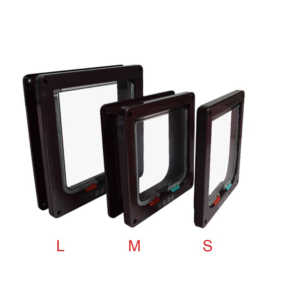 TAILUP Pet Cat Puppy Dog Lock Safe Flap Door Lockable Gates ABS Practical Intelligent Control E2S