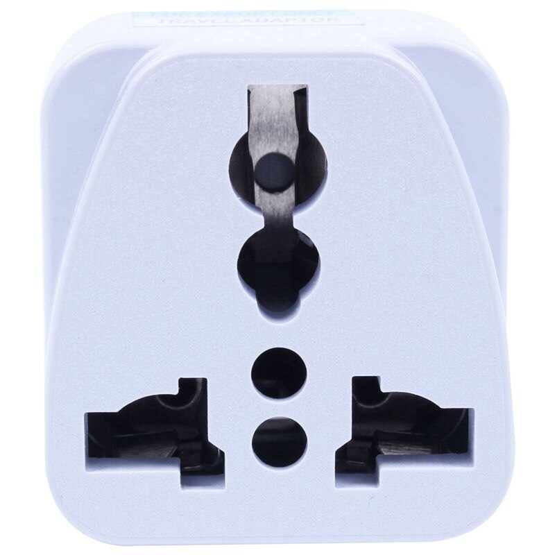 Wit Travel Plug Travel Adapter Us/Uk Naar Eu Plug 10A 250V