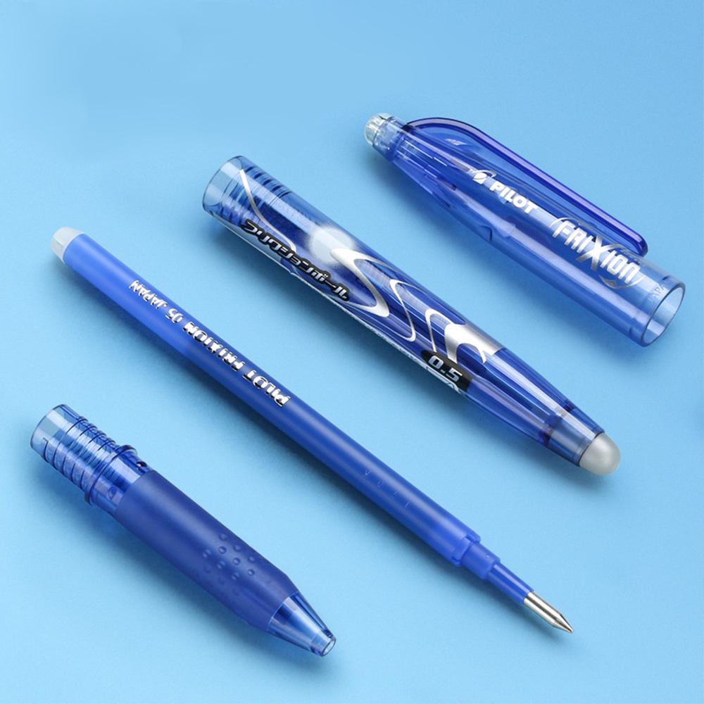 3pcs PILOT Erasable Gel Pens LFB-20EF Frixion 0.5mm for Writing Red Blue Black School Office Supplies Japanese Stationery