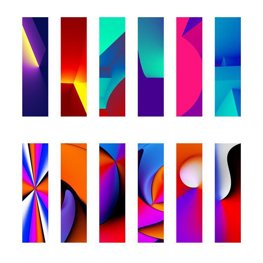 10/20 pcs Texture Strip Toy Anti Stress Calming Texture Strip Adhesive Adult Teen Desk Classroom Anxiety Relief Gradient Style