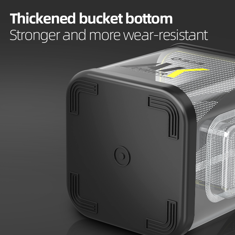 YUZHIYUAN Transparent Fishing Bucket Foldable Multifunctional Live Fish Container Fish Protection Bucket