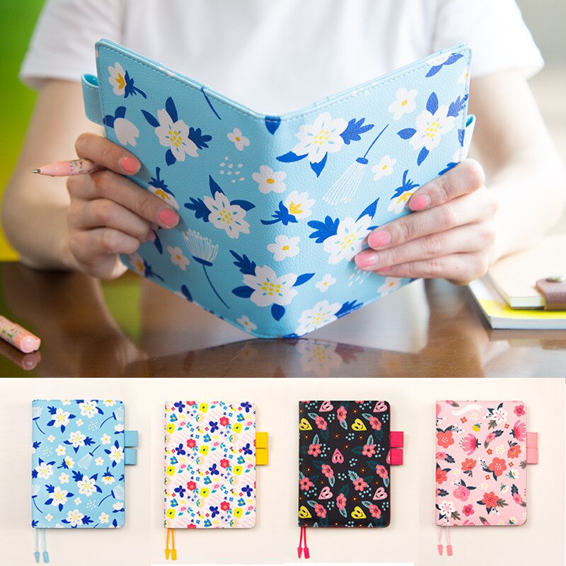 A5/A6 Sketchbook for Drawing Agenda Diary Grid Daily Weekly Monthly Planner Notebook for Students Kawaii Notepad Stationery