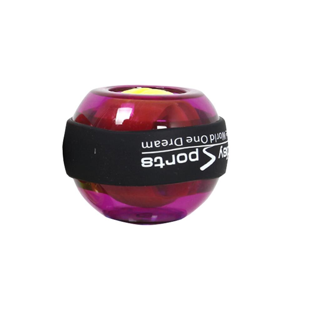 LED Handgelenk Ball Trainer Energie Kreisel Trainer Ball Unterarm Handgelenk-stärkungsmittel Spinner Ball sterben Hand Trainer Fitnessstudio Fitness Ausrügestochen: LILA