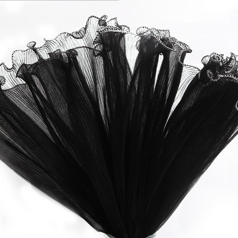 onda filato fiore avvolgere carta perla d'argento oro ordinare onda pizzo filato mazzo fai da te confezione regalo decorazione per feste 28cm * 4.5m: Blu profondo