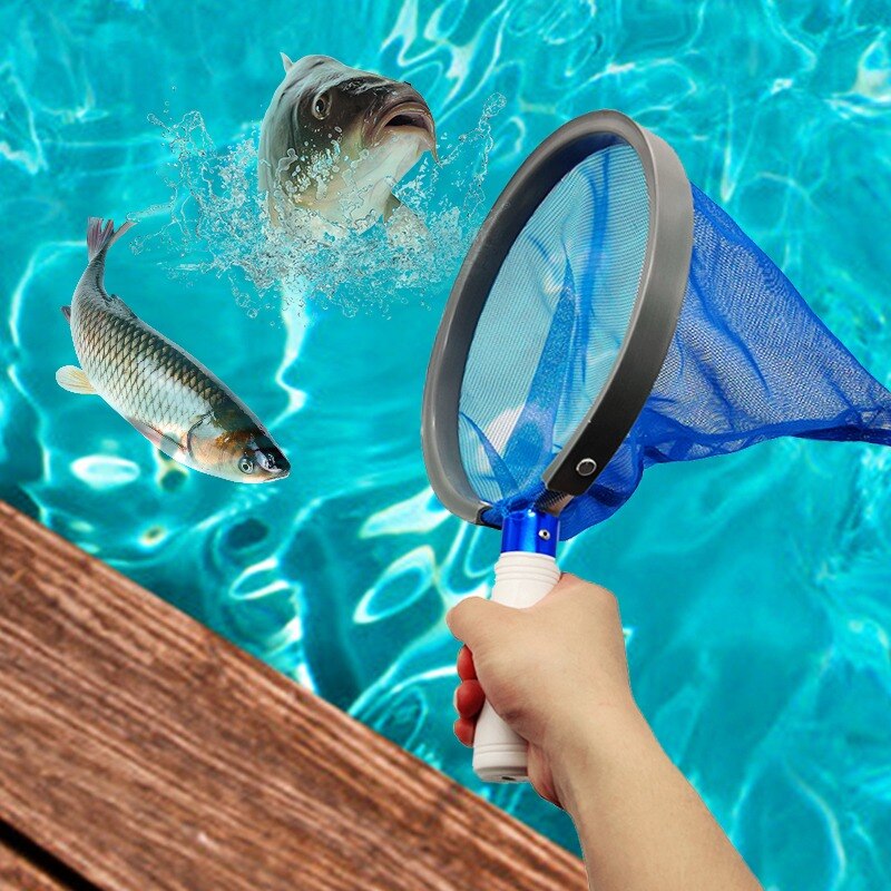 Swimming Pool Net Tool Shallow/Deep Water Fishing Net Pool Cleaning Net Equipment Home Outdoor Fishing Net Supplies