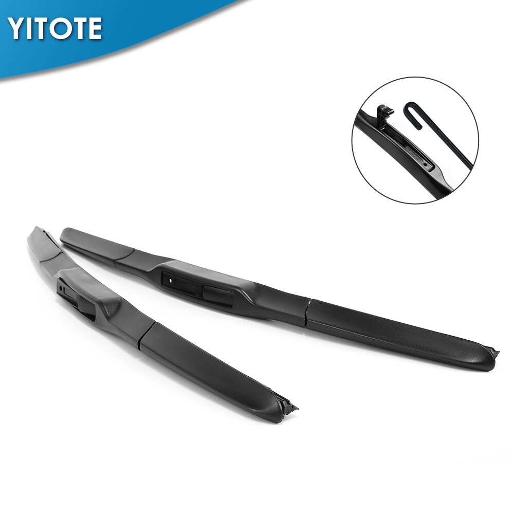 YITOTE Windscreen Hybrid Wiper Blades for Toyota Camry Fit Hook Arms Model Year from 1997 to