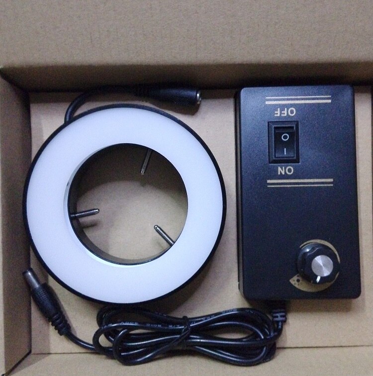 Microscope annular light source machine vision light source opalescent cover monoculars viewable adjustable LED source 6-10w