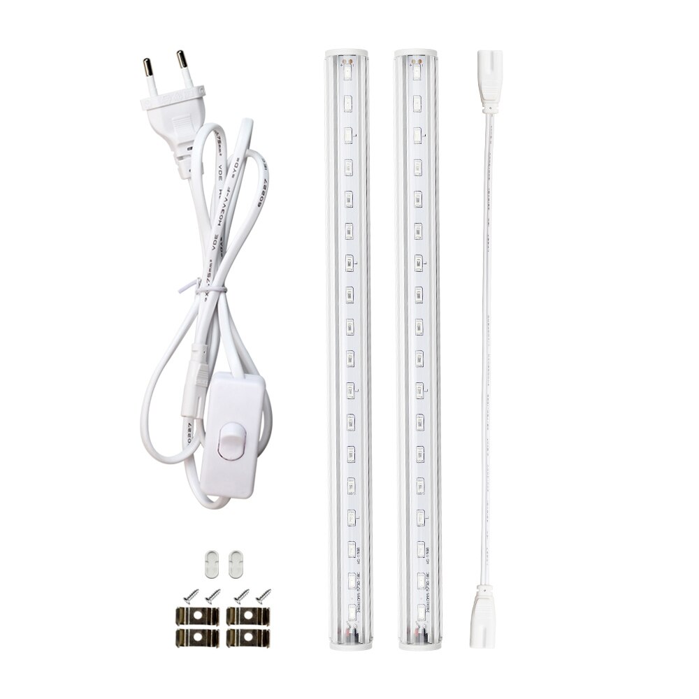 Led Grow Light T5 Tube 5730 Grow Tent Phyto Lamps For Plants Indoor Flowers Vegetable Aquarium Hydroponic System Greenhouse: 2pcs pack / EU