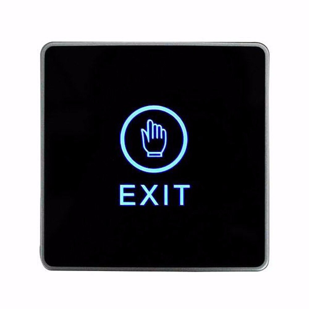 Push Touch Exit Button Door Eixt Release Button for access Control System for Home Security Protection With LED Indicator