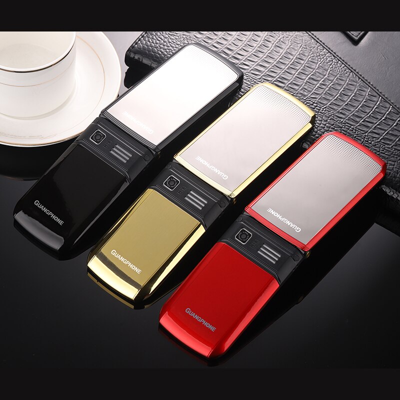 Novo e7 metal clássico interno e externo duplo cartão de tela dupla à espera dupla durável bluetooth filme rei velho flip phon